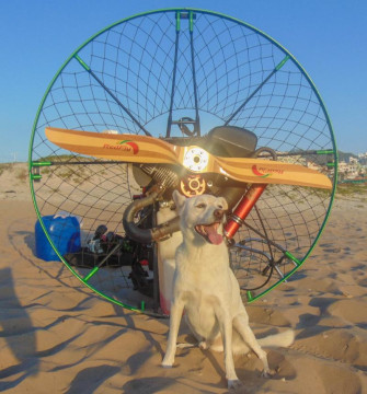 Armando o paramotor para voar em arraial out