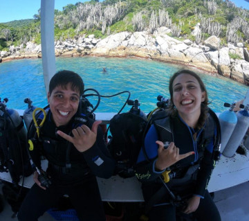 Batismo de Mergulho em Arraial do Cabo. ARRAIALFERIAS