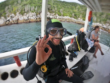 Batismo de Mergulho em Arraial do Cabo. ARRAIALFERIAS