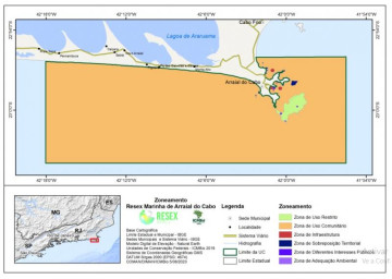 Limites Resex Marinha do Arraial do Cabo